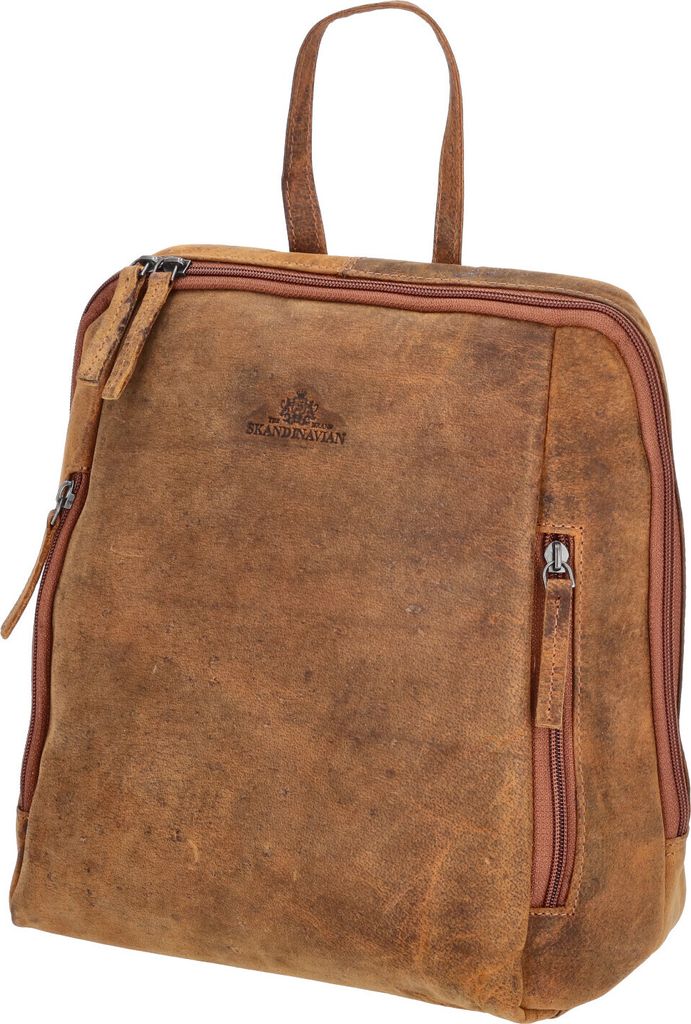 The Skandinavian Brand Leder Rucksack Hunter  tan Produktbild 