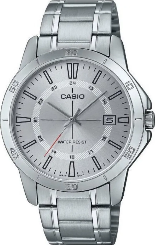 Montre Casio ty537380 - Chronographe en acier inoxydable brossé argent