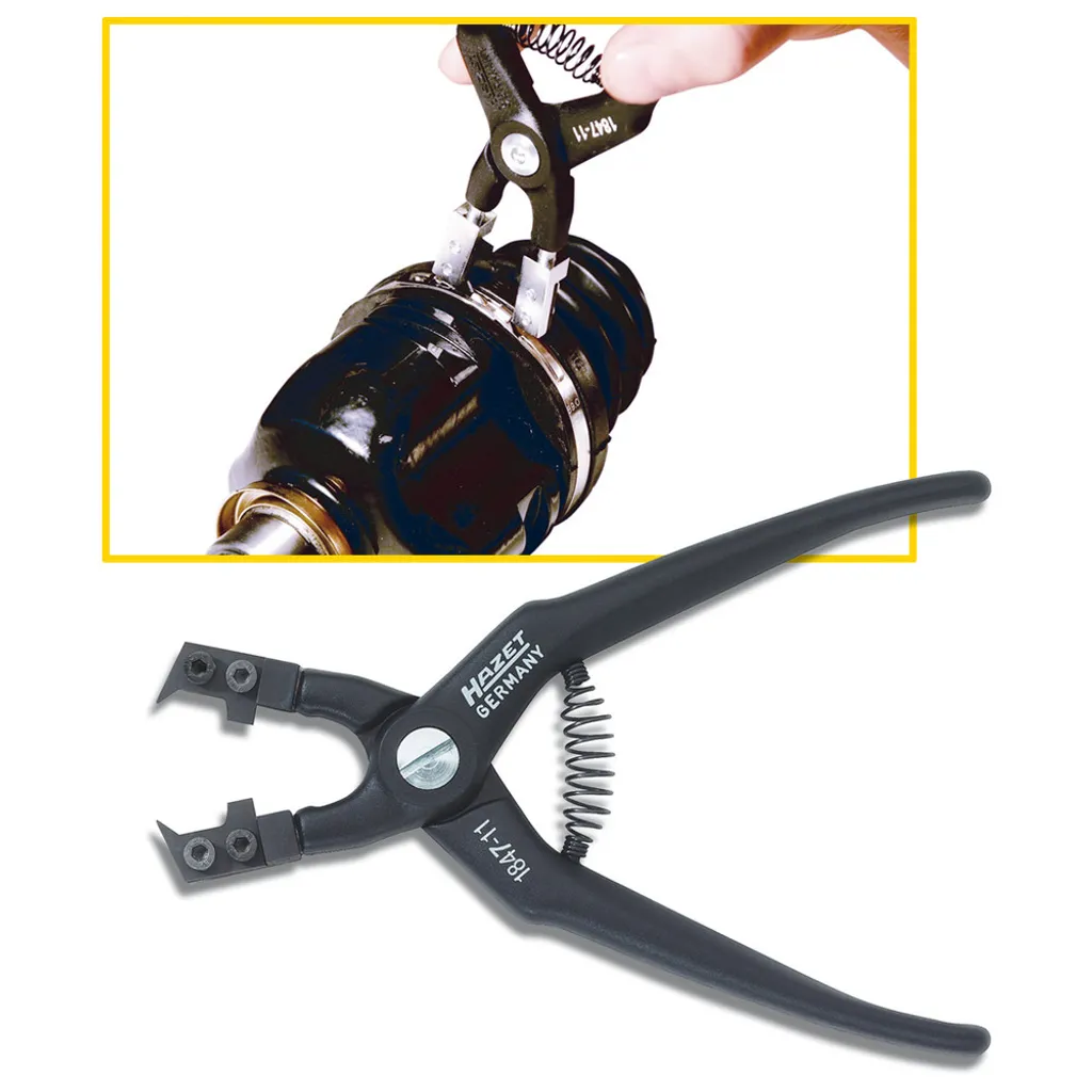 HAZET 1847-11 Pince pour colliers de serrage auto-serrants 191 mm