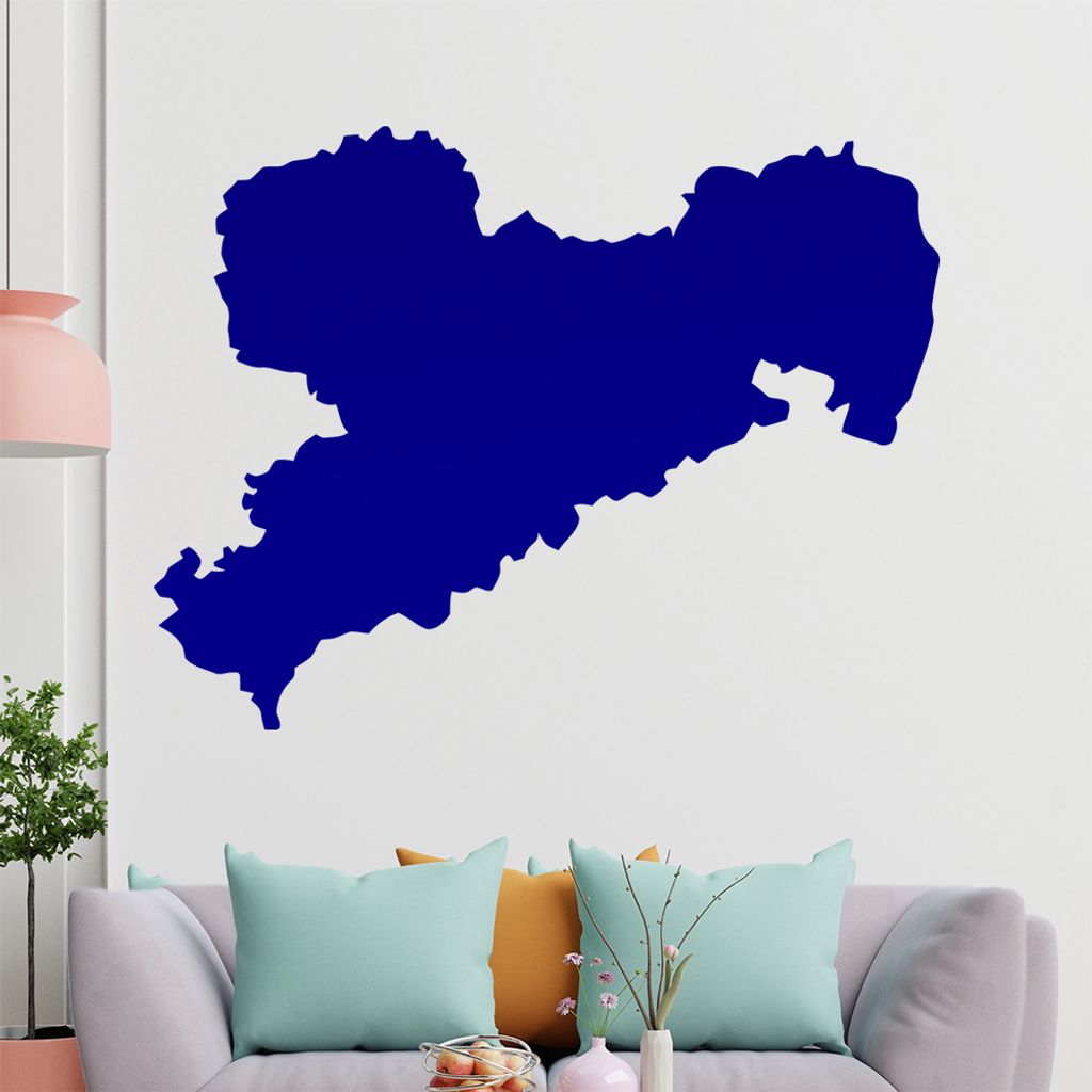 KIWISTAR Bundesland Sachsen - Dresden Völkerschlachtdenkmal Wandtattoo in 6 Größen - Wandaufkleber Wall Sticker - Dekoration, Küche, Wohnzimmer...