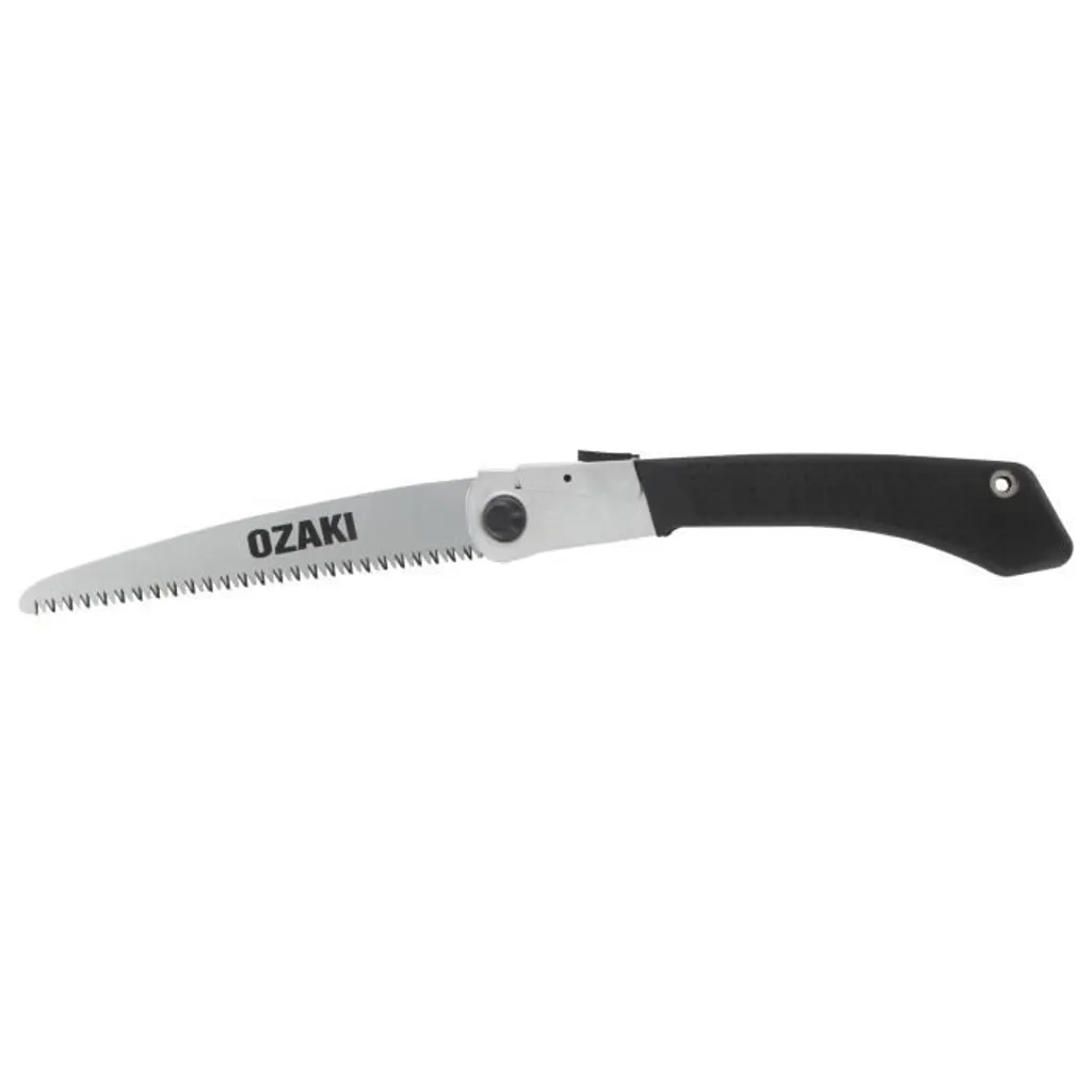 Scie à main pour bois et branches Ozaki 210 mm, idéale pour le camping