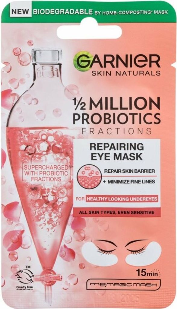 Garnier Skin Naturals Regenerating Eye Pads with Probiotics 6g