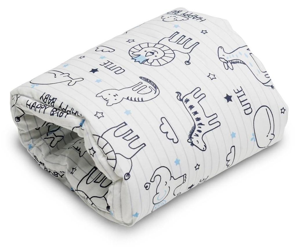 Sei Design Stillkissen klein für unterwegs mit Baumwollbezug Armkissen Stillmuff to go Ministillkissen Happy Baby