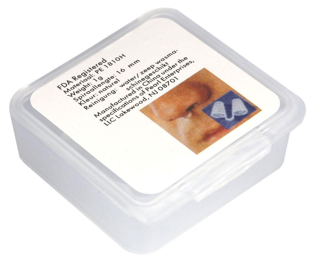 Entlasten Sie das Anti-Schnarch-Gerät Guard Easy Sleeping Breath Aid Clip Nasendilatator S