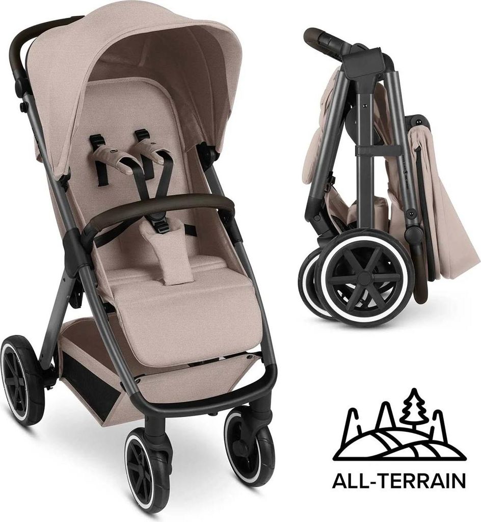 ABC Design Avus 2 Air Buggy / Sportwagen, Farbe Kinderwagen:Camel