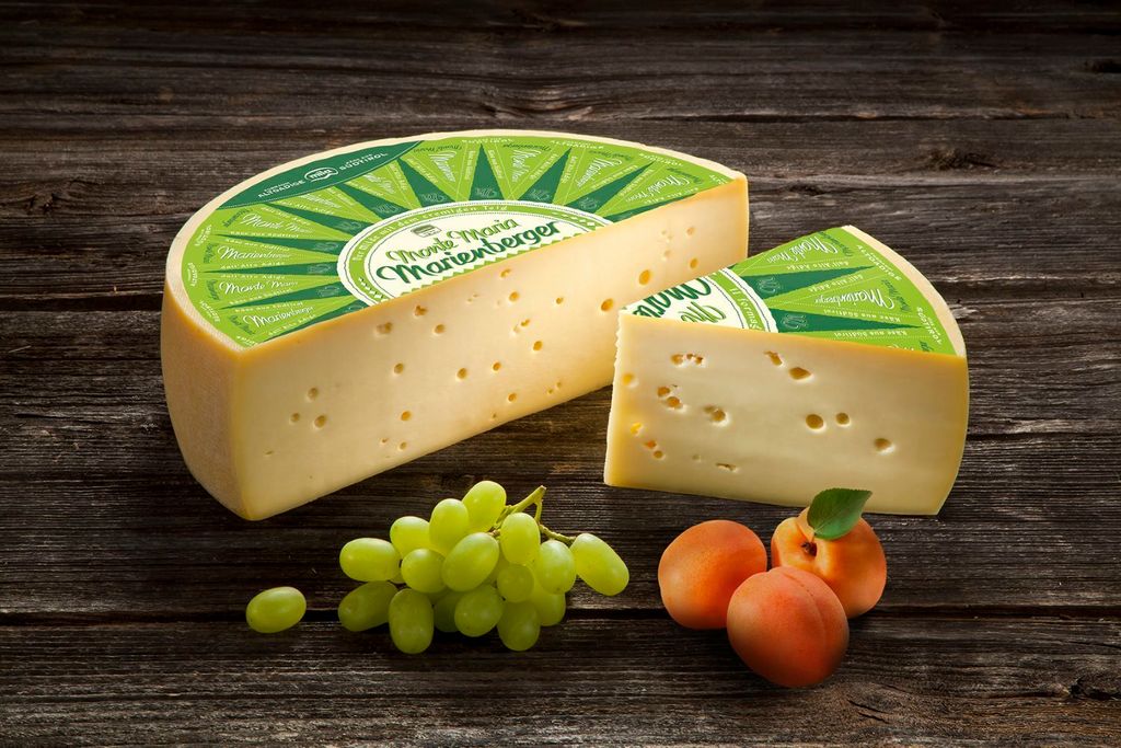 Marienberger Käse Mila ganzer Laib ca. 9 kg.