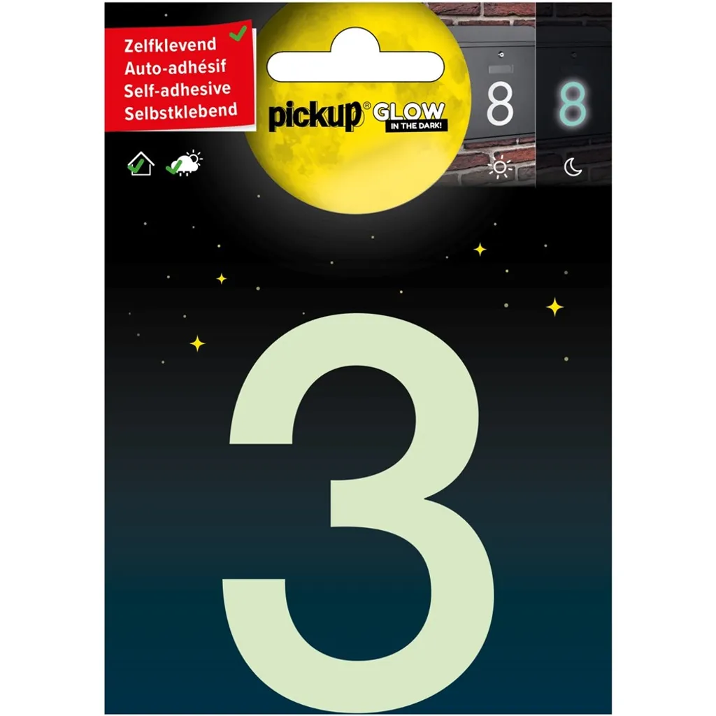 Pickup Glow In The Dark Casa Numero 3 7,5 cm