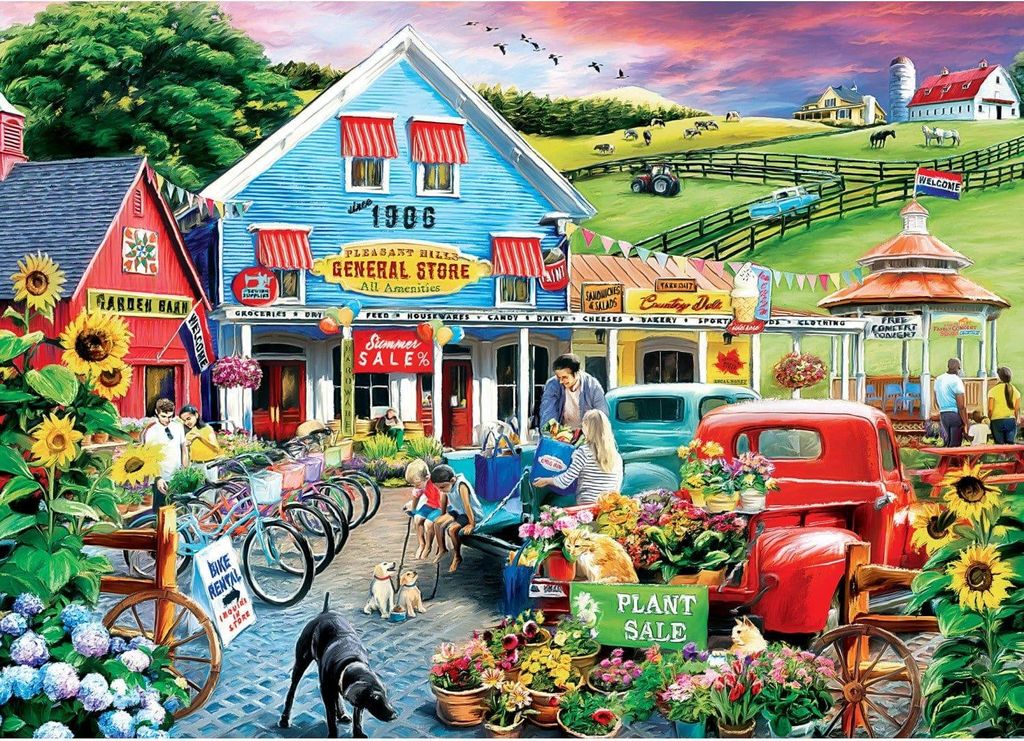 Master Pieces Puzzle Pleasant Hills General Store 1000 Teile
