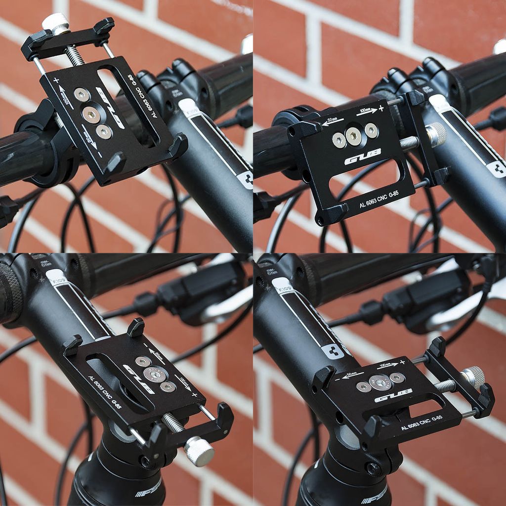 GUB porta cellulare bicicletta alluminio e-bike universale Immagine del prodotto 