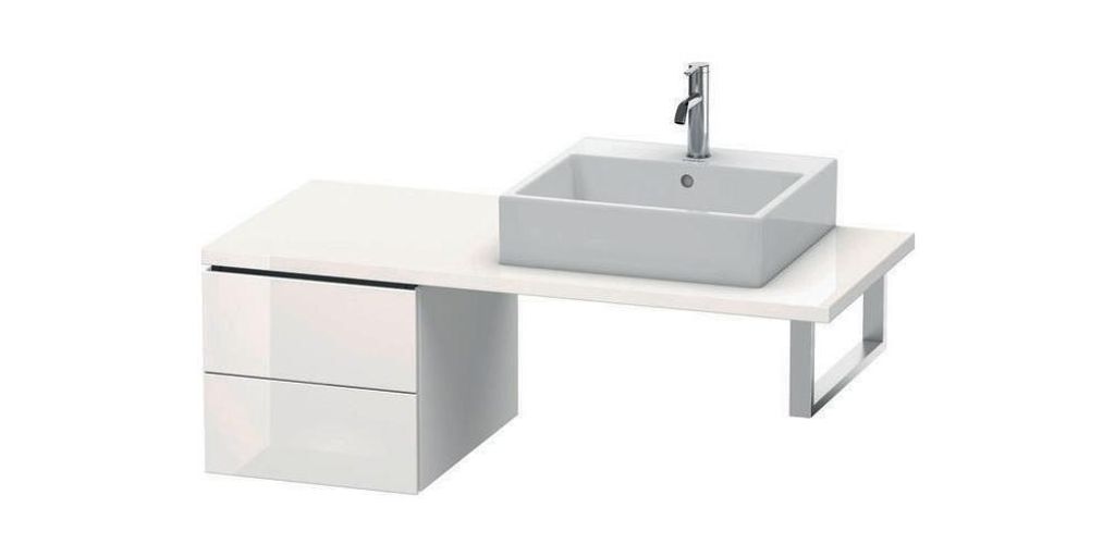 Duravit L-Cube Unterschrank für Konsole, 2 Schubkästen, 420x400x547mm, LC583608383