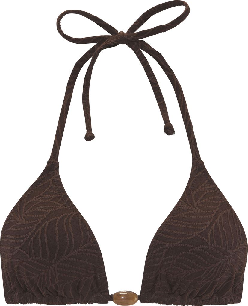 LASCANA Triangel-Bikini-Top Fay braun Größe 42 Cup A/B
