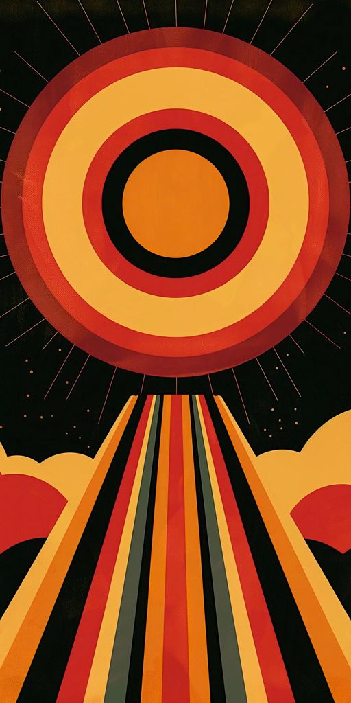 Plakat 50x100cm Vitalitätsstrahlen