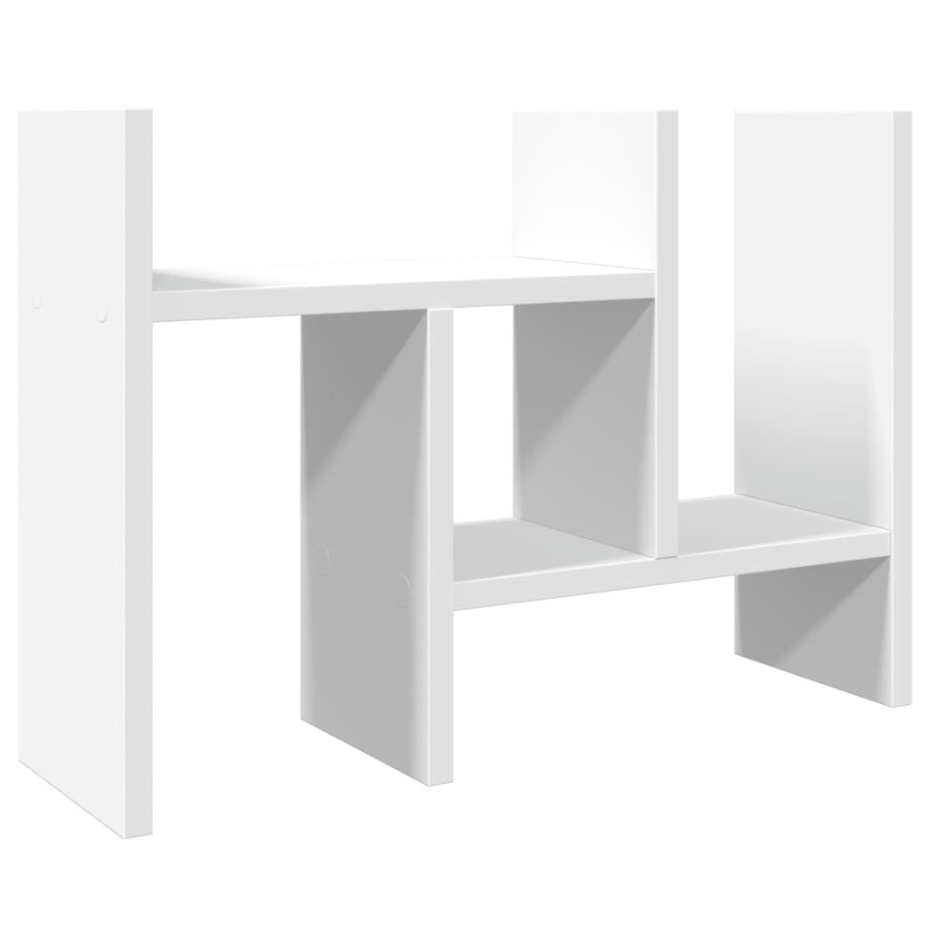 vidaXL Organizer da scrivania Bianco 34,5x15,5x35,5 cm Immagine del prodotto 