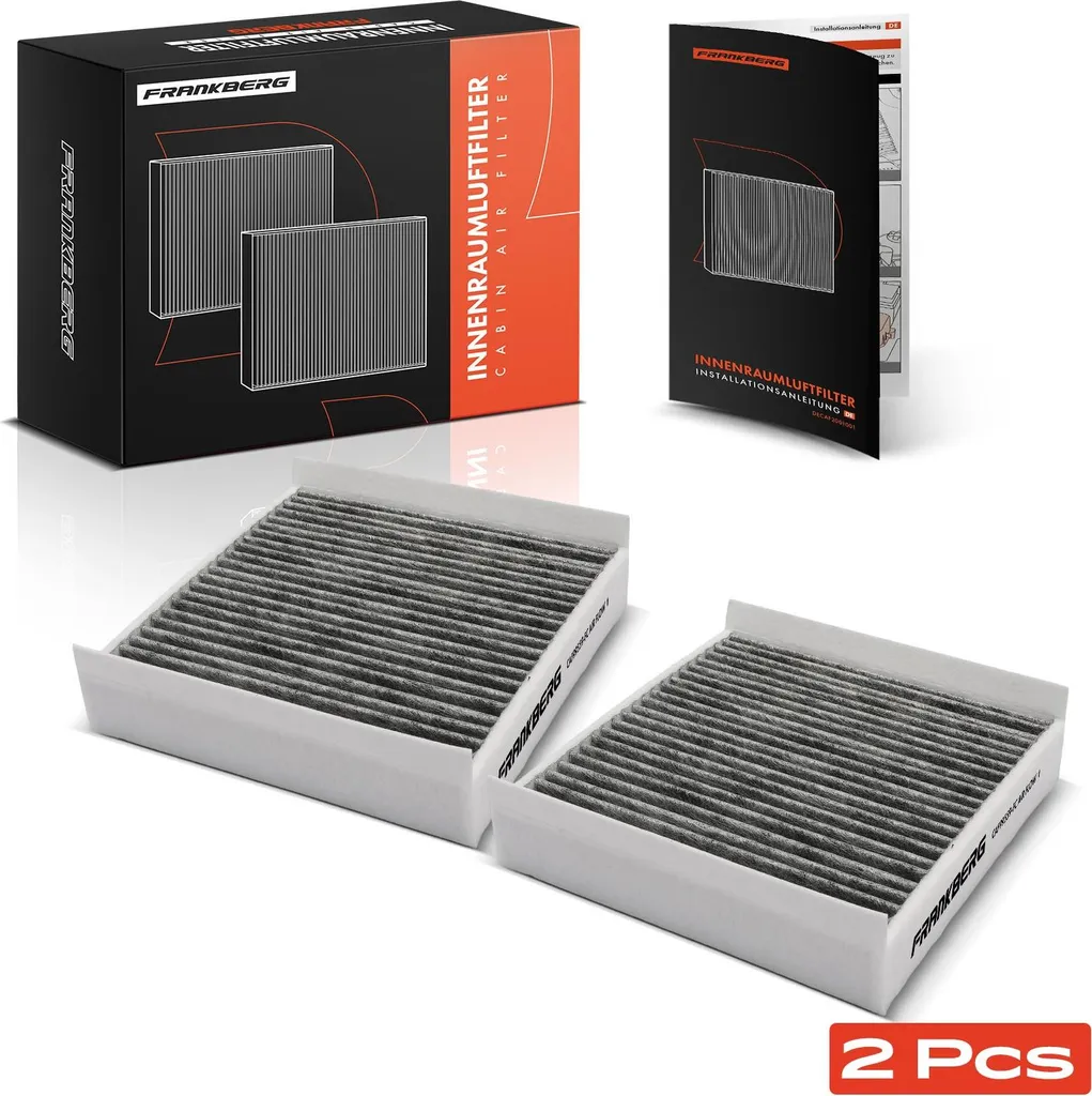 Double filtre à charbon actif habitacle pour Mercedes GLE V167 C167