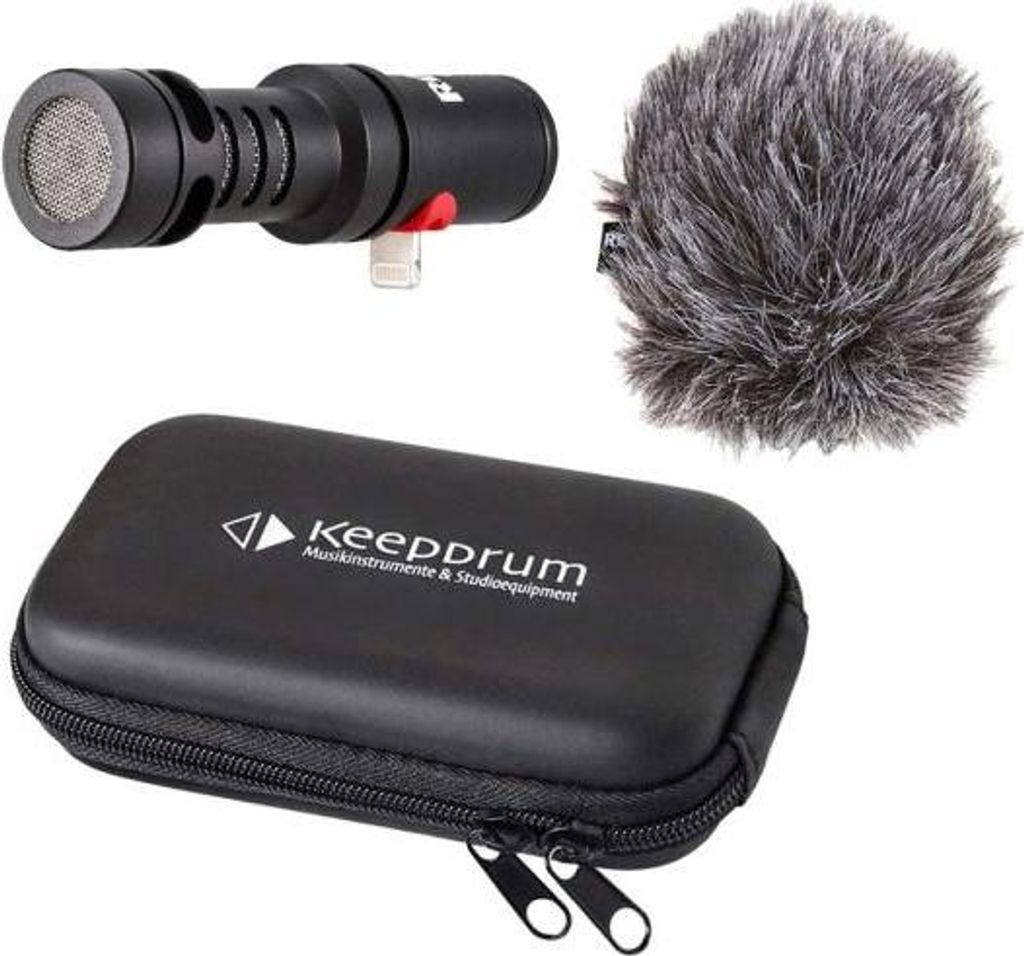 Rode VMML Videomic Me-L für iPhone mit Soft-Case
