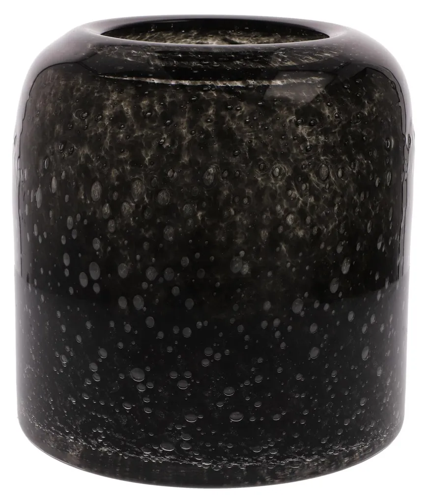 Vase en Verre Noir Goebel Slate Black Incassable et Design Haut de Gamme