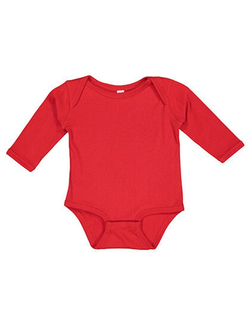 Rabbit Skins Infant Fine Jersey Long Sleeve Bodysuit