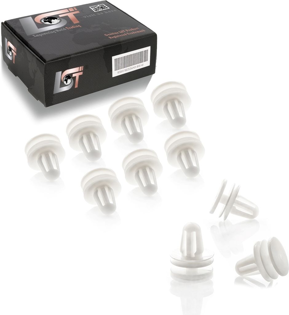 10x Türverkleidung Befestigung Clips für PEUGEOT 306 CABRIO PHASE 2