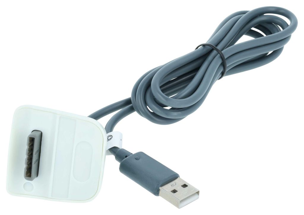 vhbw USB-Ladekabel kompatibel mit Microsoft Xbox 360 Produktbild 