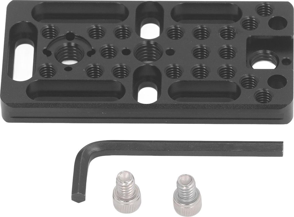 Kamera Käse Easy Plate Multipurpose Schnellfreisetze -Expansionsbrett mit 1/4 3/8 Gewinde Loch Kaltschuhhalterung für Arri Locating