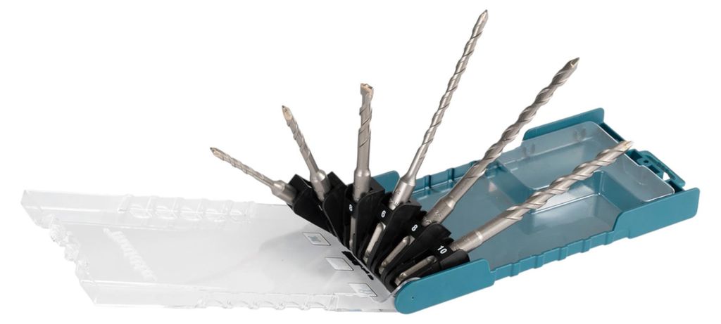 Makita E-15730 Betonbohrer Set 6 tlg. SDS-Plus 5 - 10 mm HM / CT