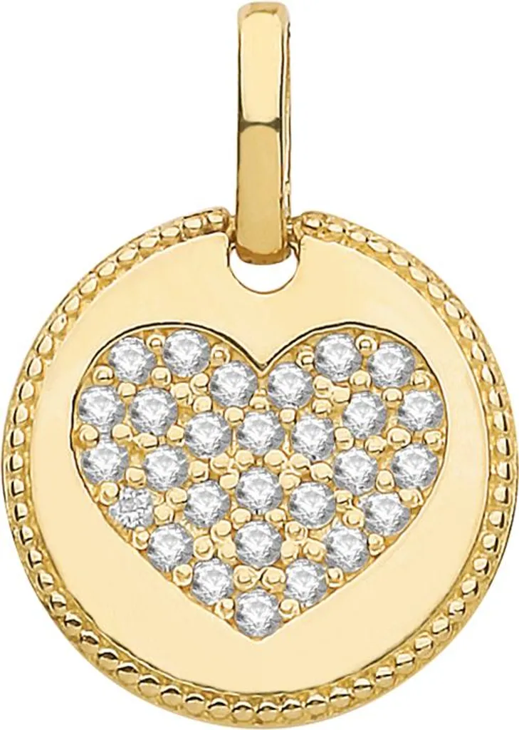 Pendentif Cœur Or 375/1000 : Cadeau Romantique Idéal pour Femme