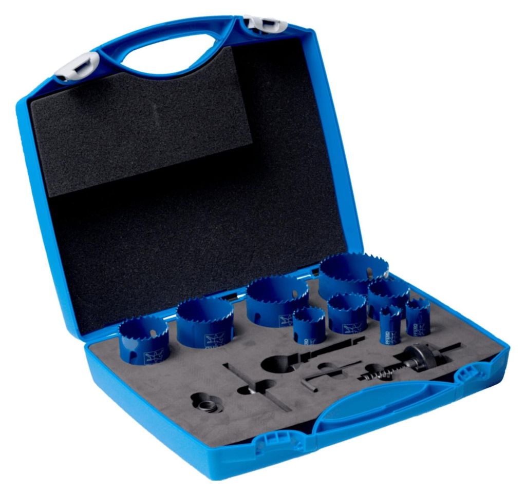 PFERD TOOLS Bi-Metall Lochsägen Set Co8/M42 14-tlg. für Monteure