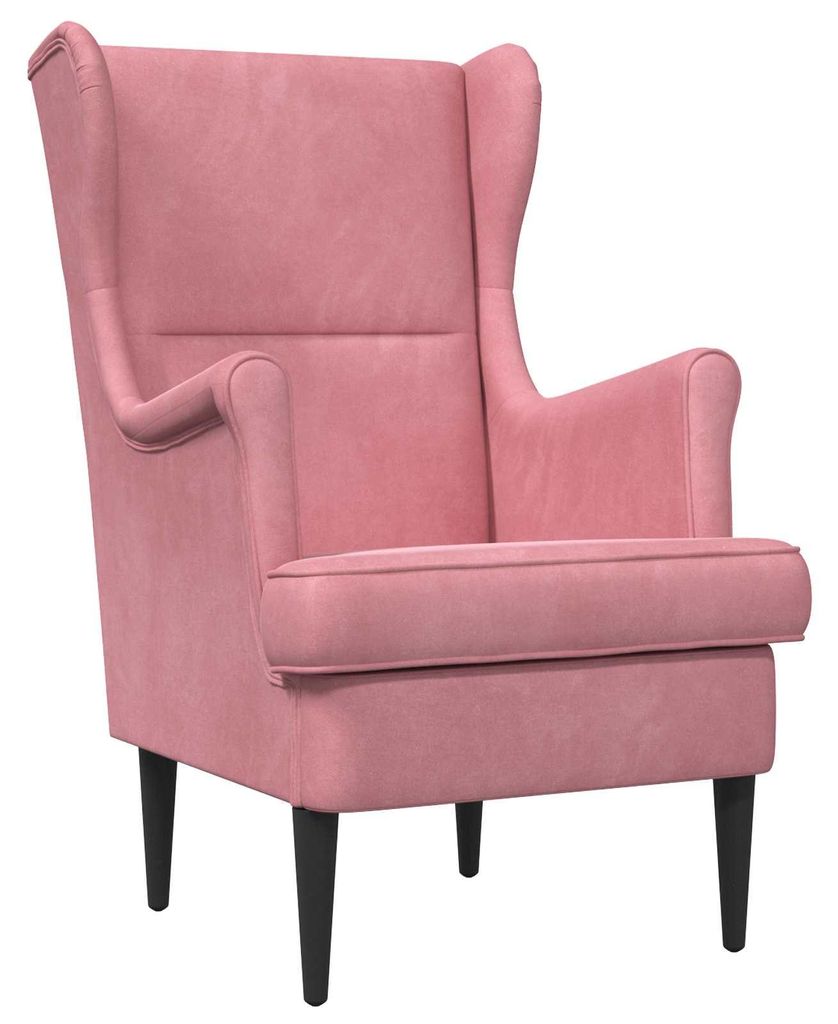 vidaXL Sessel Rosa Samt