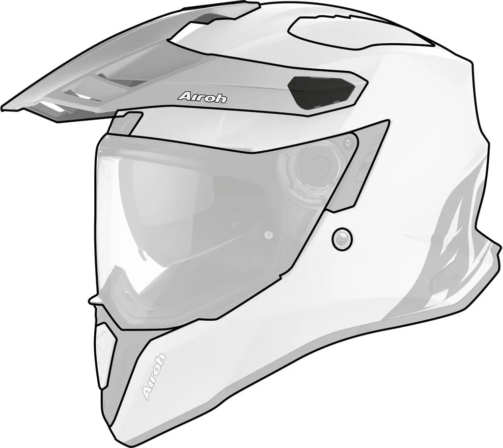 Casque Trail Airoh Commander - Idéal pour Voyage Moto et Sortie Enduro