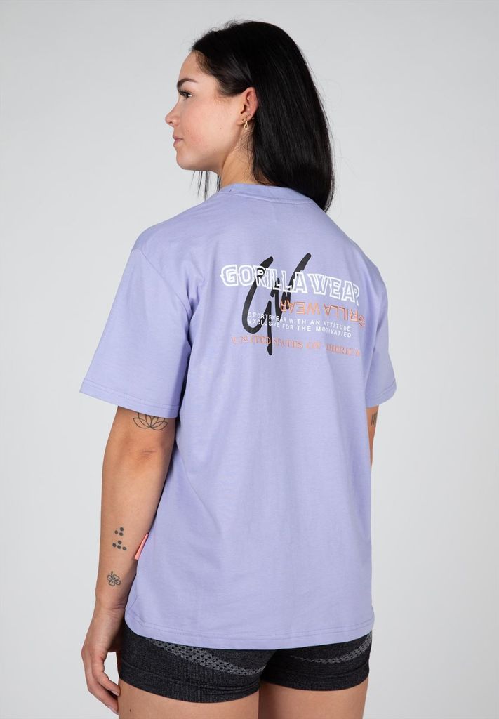 Gorilla Wear Medina Oversized T-Shirt - Flieder - S