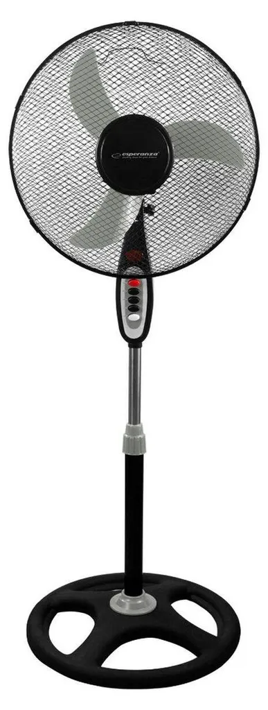 Ventilateur Esperanza contre la canicule pied ajustable 16 pouces Noir