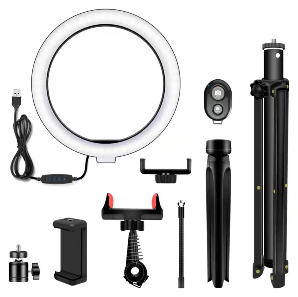 Éclairage pour Visioconférence et Vidéo Ring Light LED ajustable - 4
