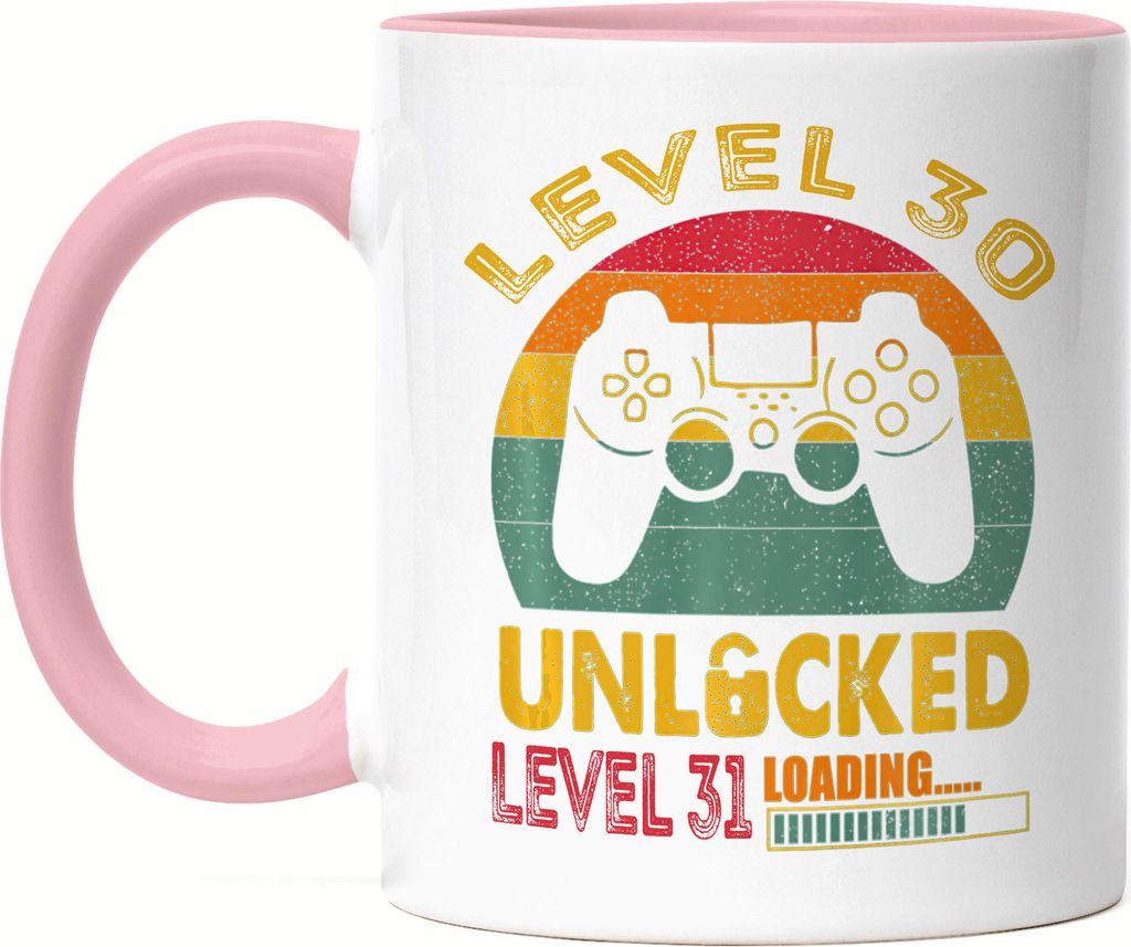 Level 30 Unlocked Level 31 Loading Tasse Rosa 30. Produktbild 