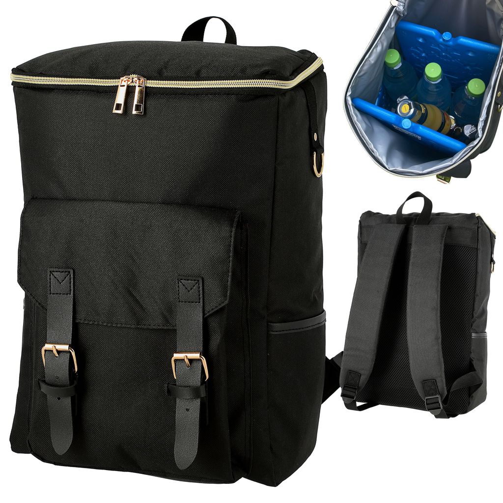 Thermorucksack 20 Liter 28x41x14cm schwarz Kühlrucksack Produktbild 9