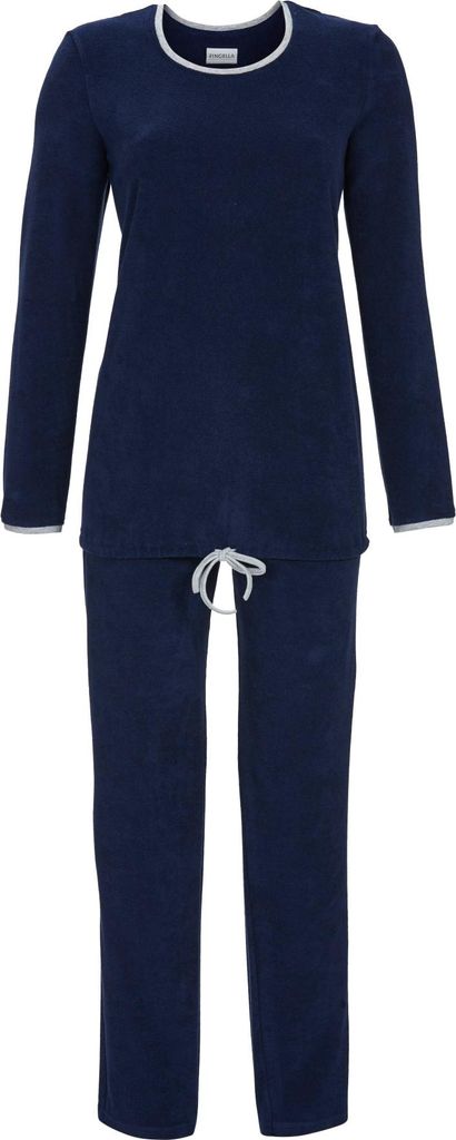 Pyjama aus Stretchfrottee und mit Tunnelzug : Farbe: night Größe: 46