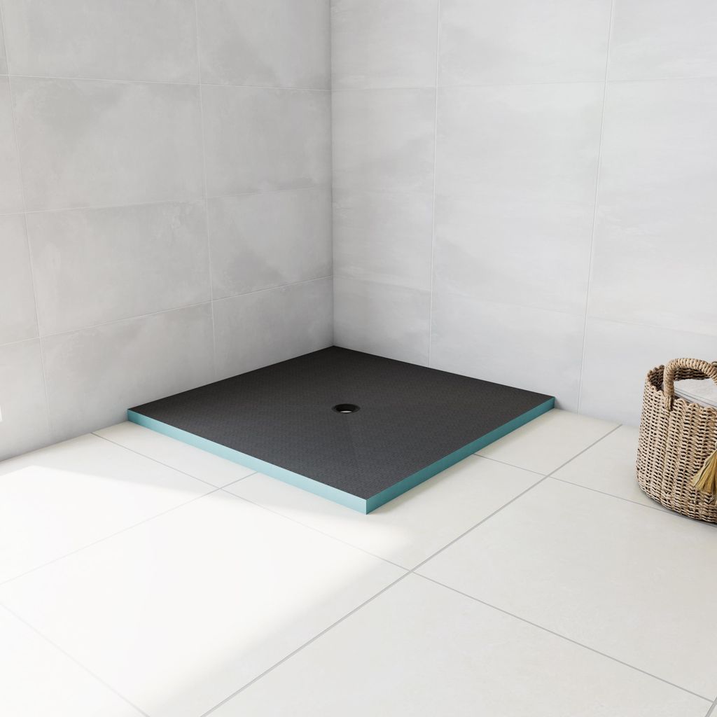 Duschspa 90x90x4cm Duschwanne Wasserdichte XPS Produktbild 