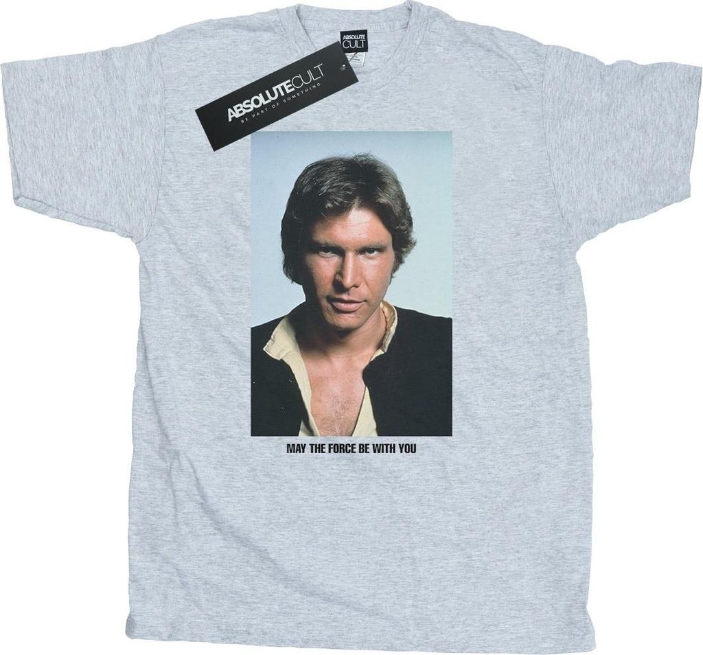 Star Wars - "May The Force" T-Shirt für Herren BI46260 (XXL) (Grau)