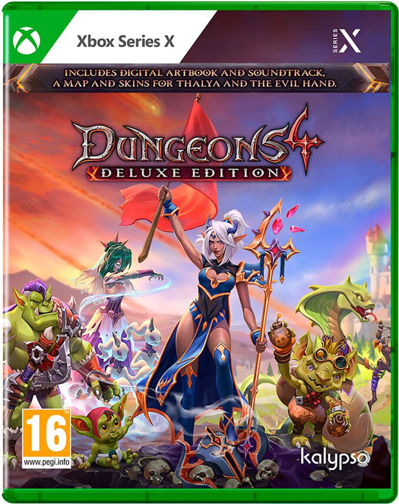 Kalypso Dungeons 4 (Deluxe Edition), Xbox Series X, T (Jugendliche)