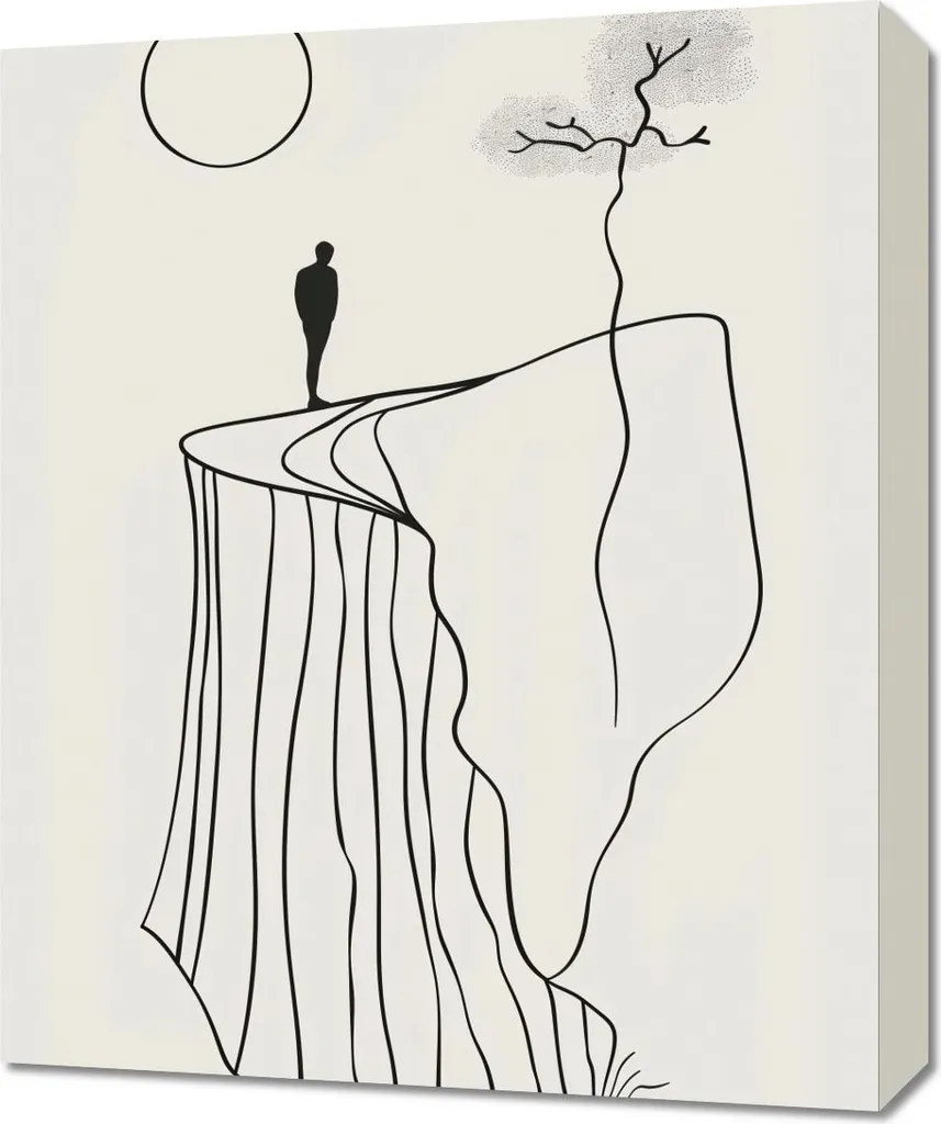 Poster 50x60 Solitude et majesté - Impression haute définition murale