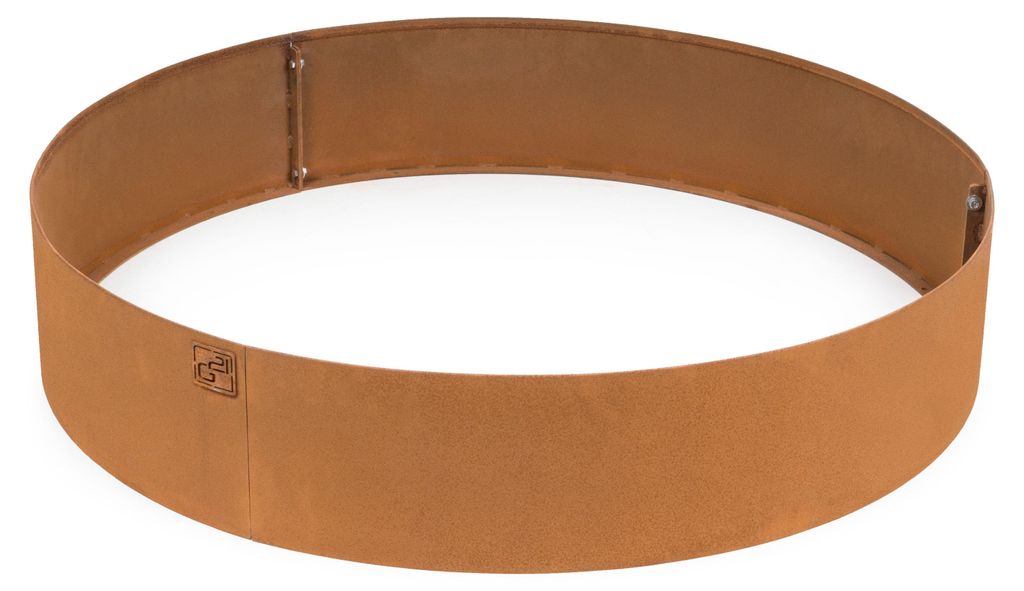 Tuinrand G21, 80 x 20 cm, rond, Cortenstaal Productafbeelding 
