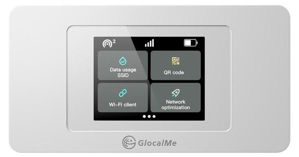 GlocalMe Duoturbo Cloud SIM Portable Wi-Fi 4G/LTE Router Zdjęcie produktu 