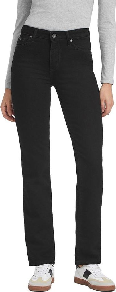 Guess Jeans G08 Mid Rise Straight Fit Jeans Schwarz 32 Damen Schwarz 32