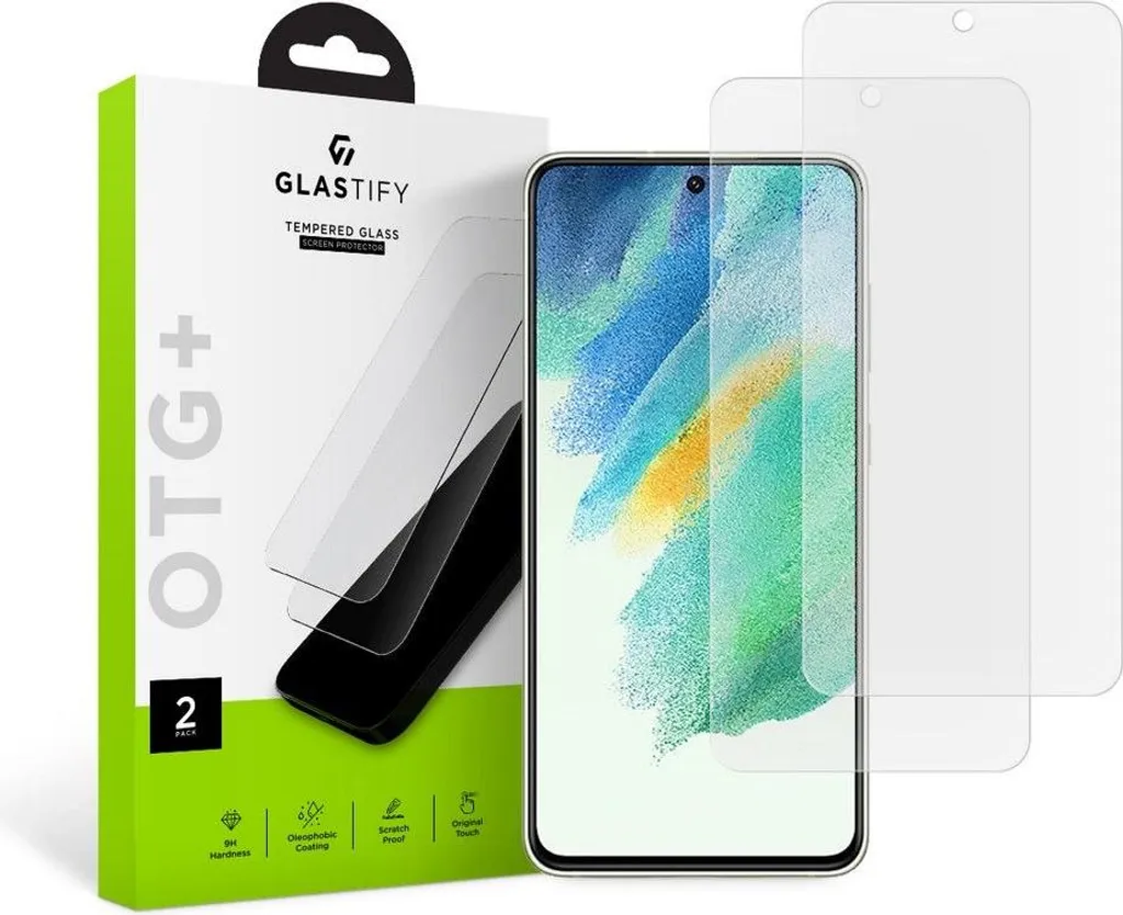 Szkło Hartowane Glastify Otg+ 2-Pack Galaxy S21 Fe Clear
