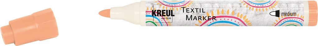 KREUL 90772 - Textil Marker medium, zartrosa, mit großer Produktbild 