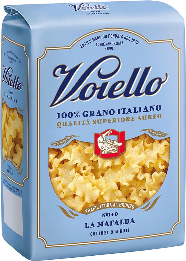 16x Pasta Voiello Mafalda Corta N. 140 500g - Italienische Produktbild 