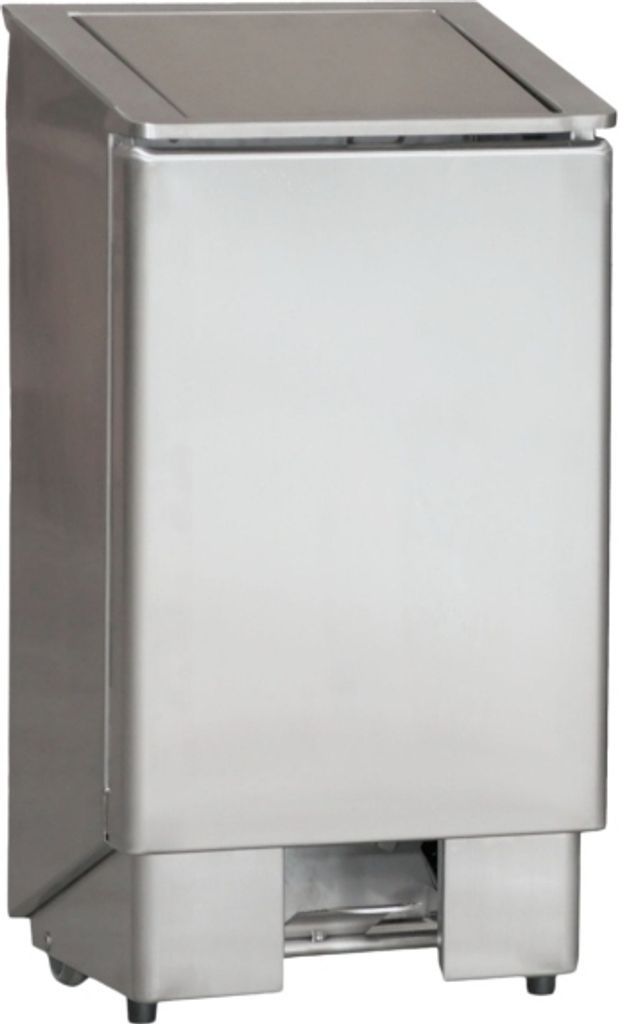 CHEFGASTRO Mülleimer mit Fusspedal 60L BxTxH 370x400x800mm