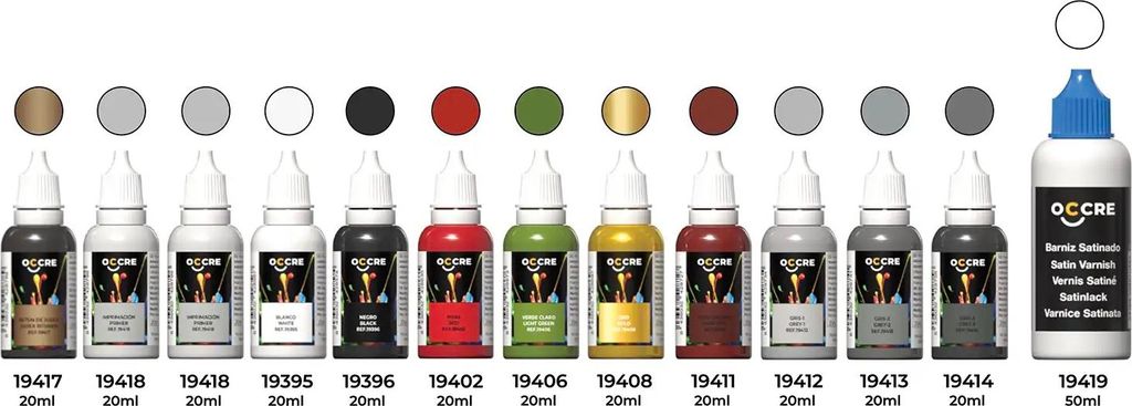 Modellbaufarben Acryl matt 10ml für USS Missouri Modell, schnell trocknend, hohe Deckkraft, Pinsel & Airbrush