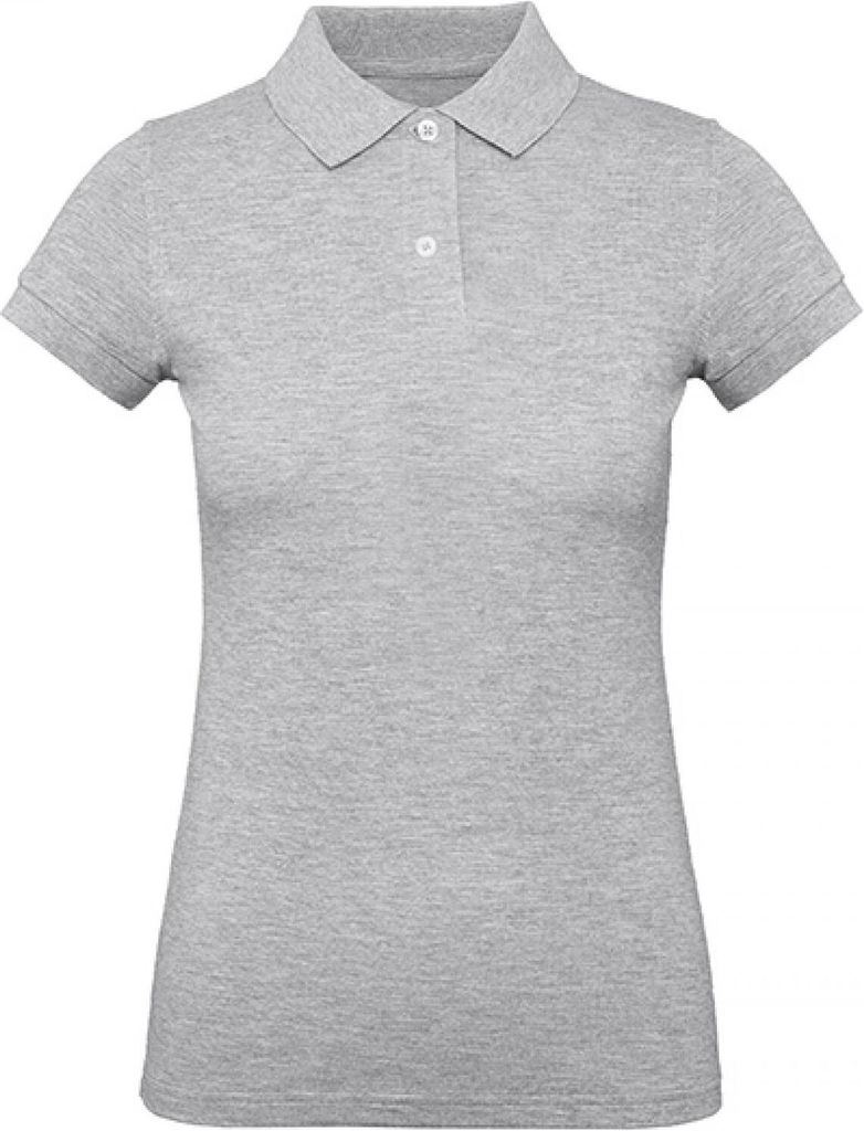 B&C PW440 | Damen Inspire Polo / OCS-100 und -100 - Farbe: Heather Grey - Größe: XL