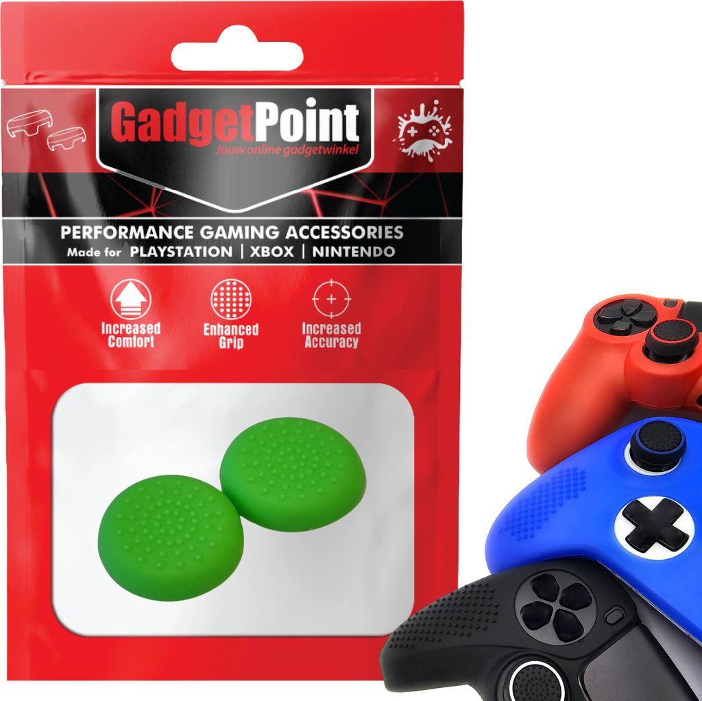 Thumbgrips - Thumb Grips voor PlayStation, PS5, Xbox X/S, One & Switch Pro Controller - Gaming Thumbgrips - Performance Anti-Slip Thumbsticks - Bes...