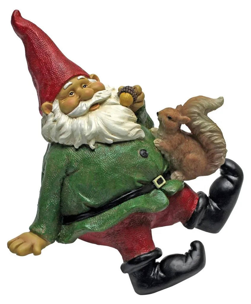 Figurine nain de jardin incassable en résine - Déco durable extérieur